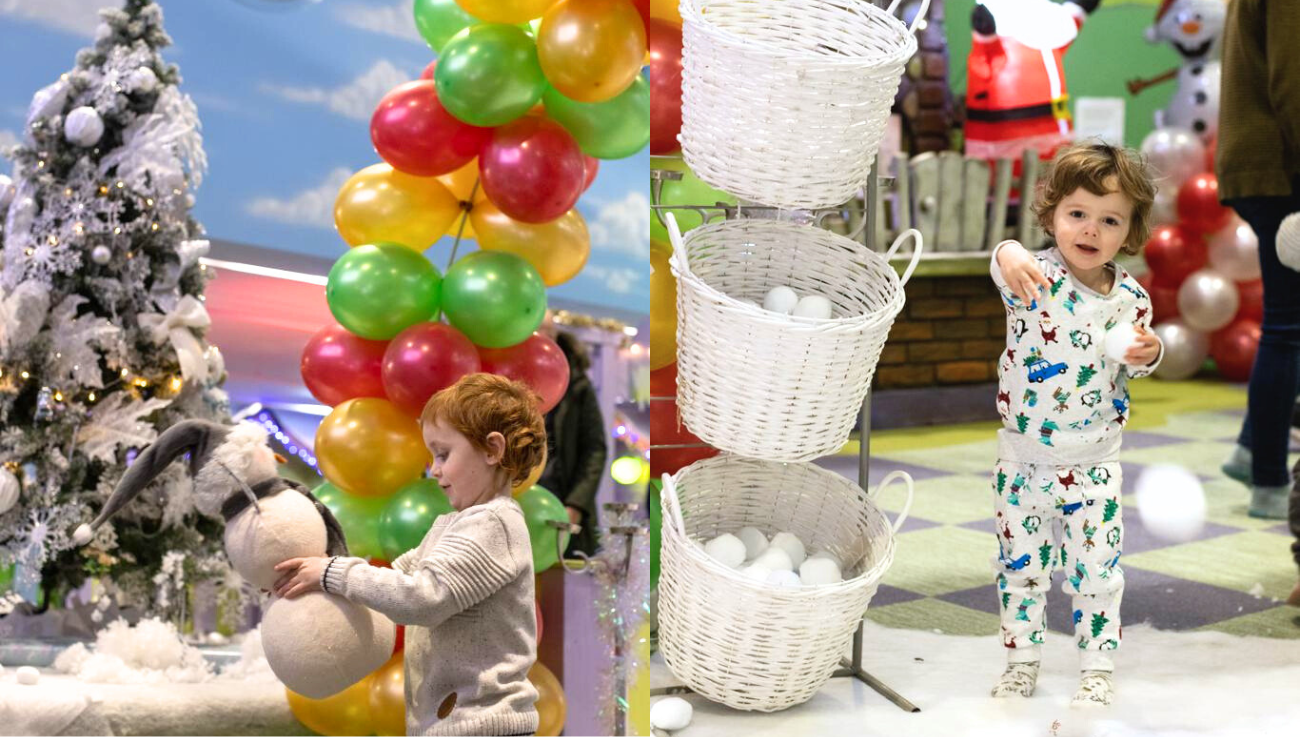 Kids at a party at our Soft Play in Glasgow
